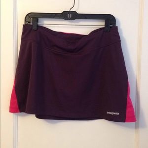 Patagonia running skirt with briefs